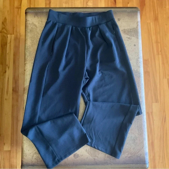 ADIDAS BLACK HIGH WAIsTED YOGA PANTS,  SIZE LARGE - Picture 3 of 5